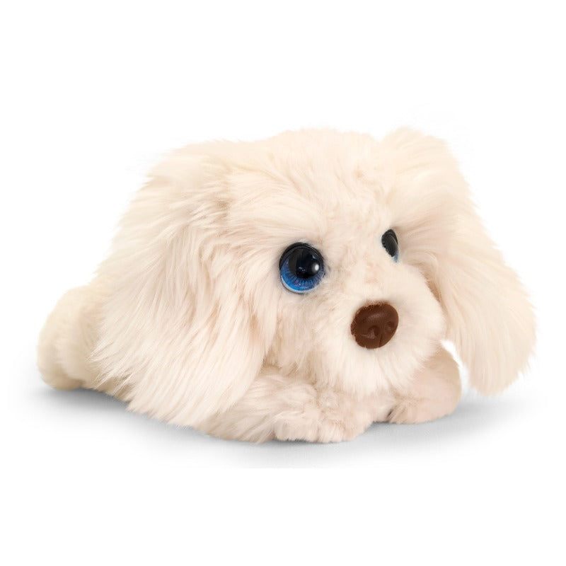 Keel Toys Plush White Labradoodle Dog Soft Toy 25cm