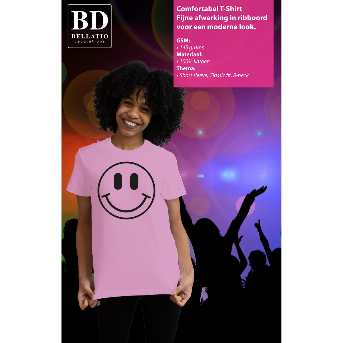 verkleed-tshirt-voor-dames-smile-emoticon-roze-carnaval-foute-party-feestkleding_10438769-1