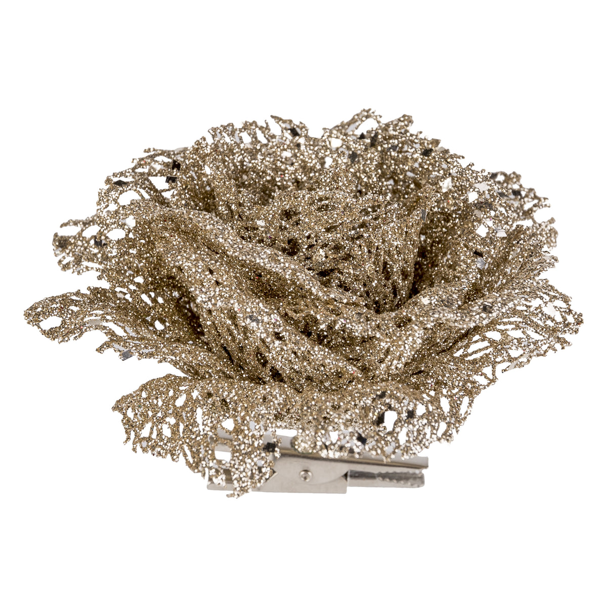 1x-stuks-decoratie-bloemen-roos-champagne-glitter-op-clip-10-cm_10266778-1