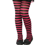 carnaval-verkleed-panty-voor-kinderen-gestreept-zwart-roze-heksen-40-denier_10132780