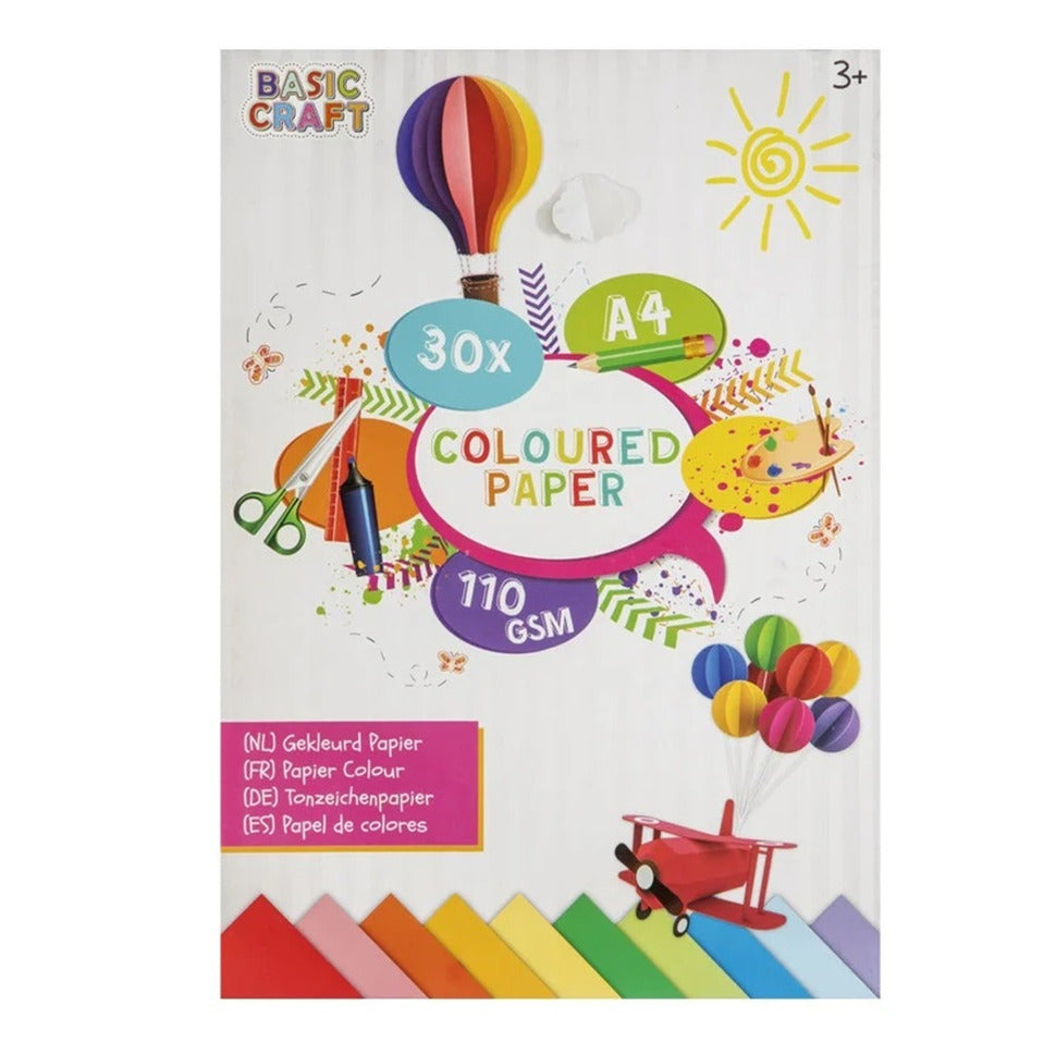 gekleurd-papier-30x-vellen-a4formaat-knutselpapier-tekenpapier_10417788