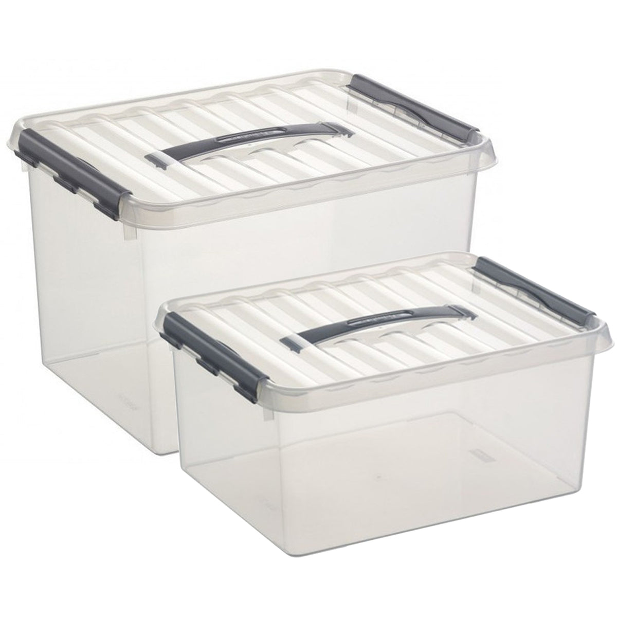 sunware-opberg-boxen-set-4x-stuks-kunststof-met-deksel-in-15-en-22-liter-opslag-kisten_10365790