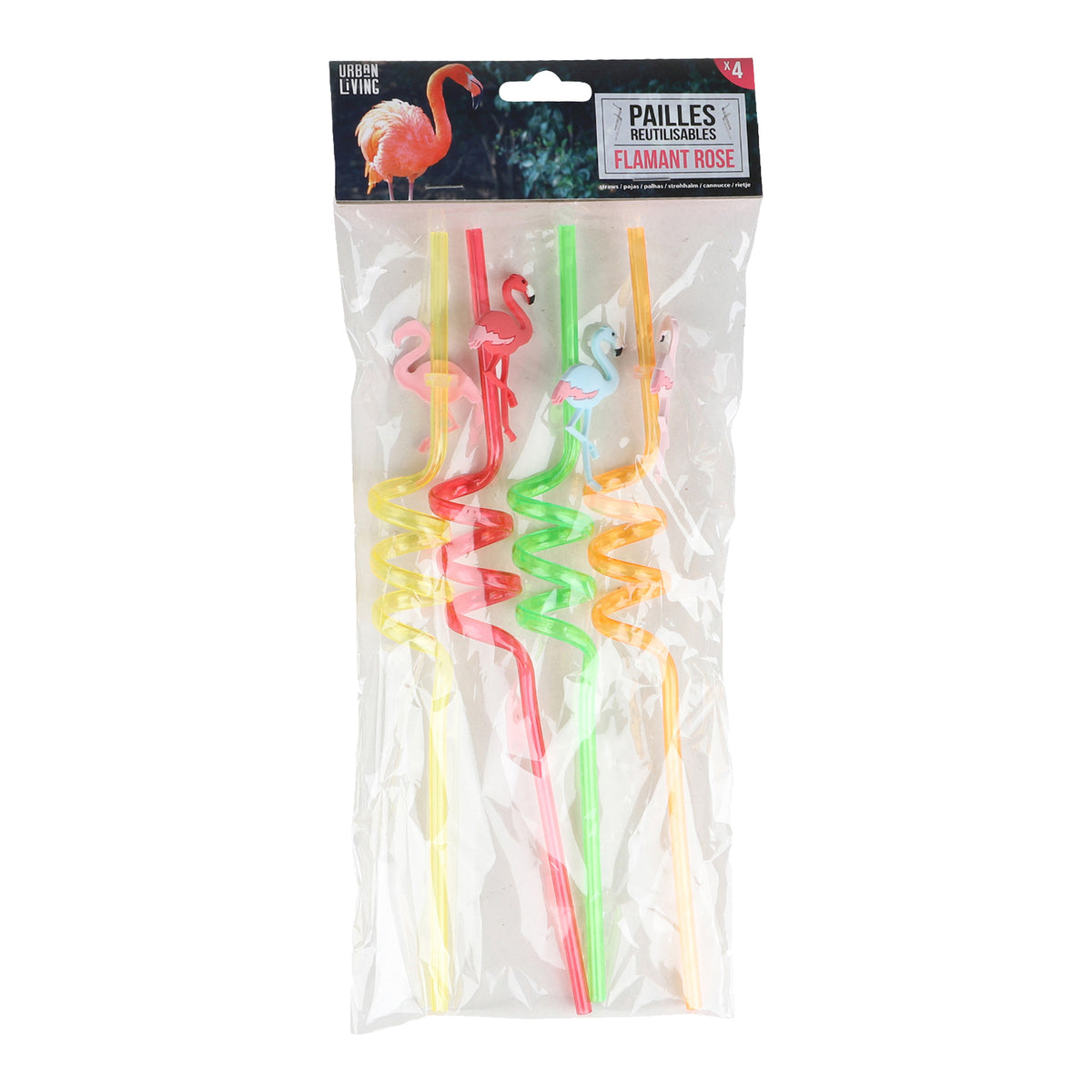 hawaii-flamingo-thema-feest-drinkrietjes-4x-stuks-26-cm-kunststof-tropisch-themafeest_10432798-2
