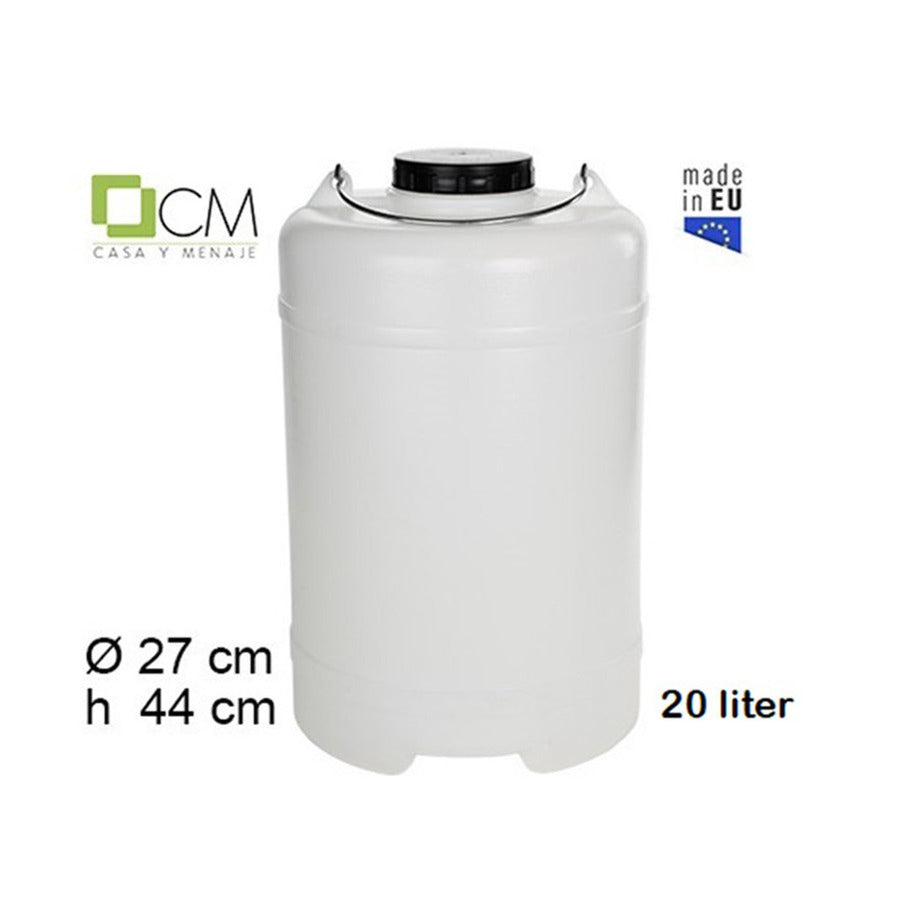 jerrycan-container-voor-vloeistof-voedsel-wecken-20-liter--kunststof-met-draaidop-27-x-44-cm_10447803-1