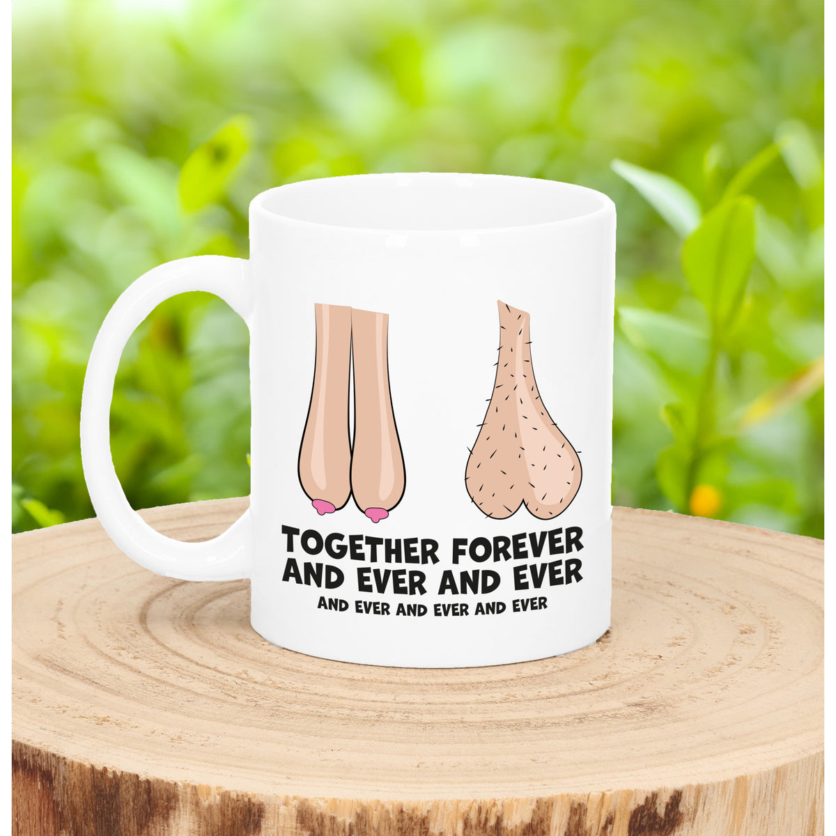 cadeau-mok-voor-trouw-jubileum-together-forever-and-ever-wit-keramiek-300-ml_10458807-1