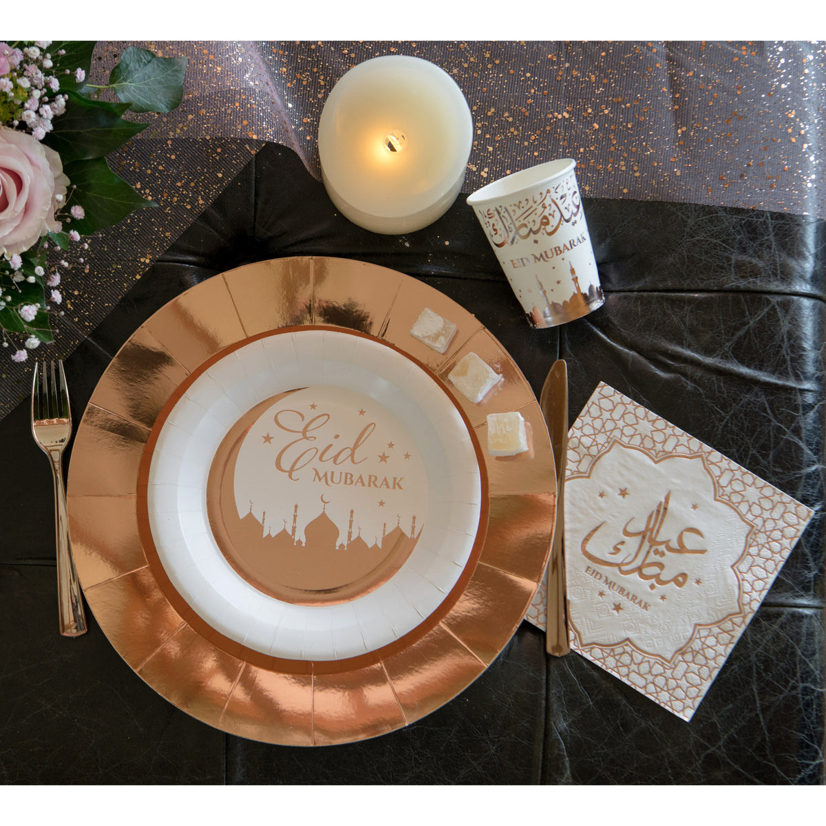 ramadan-thema-eid-mubarak-suikerfeest-bordjes-10x-karton-22-cm-wit-rose-goud_10381810-1