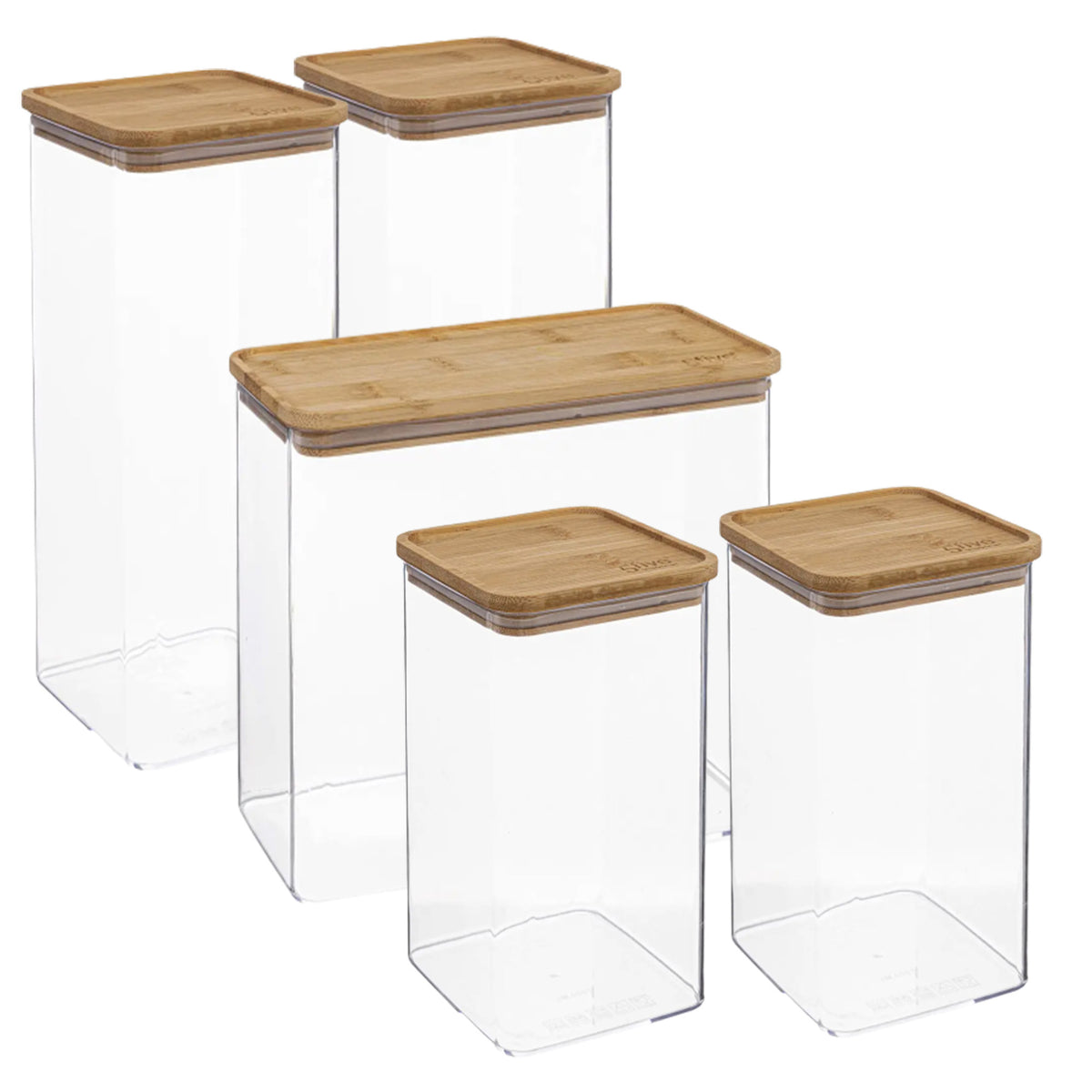 voedsel-bewaren-keuken-voorraadpotten-set-5x-stuks-kunststof-bamboe_10374810