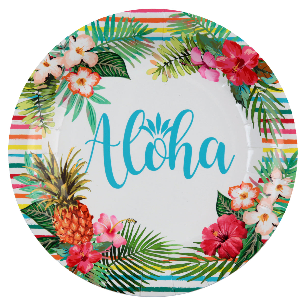 aloha-feest-wegwerpbordjes-10x-stuks-23-cm-hawaii-tropical-themafeest_10400841-2