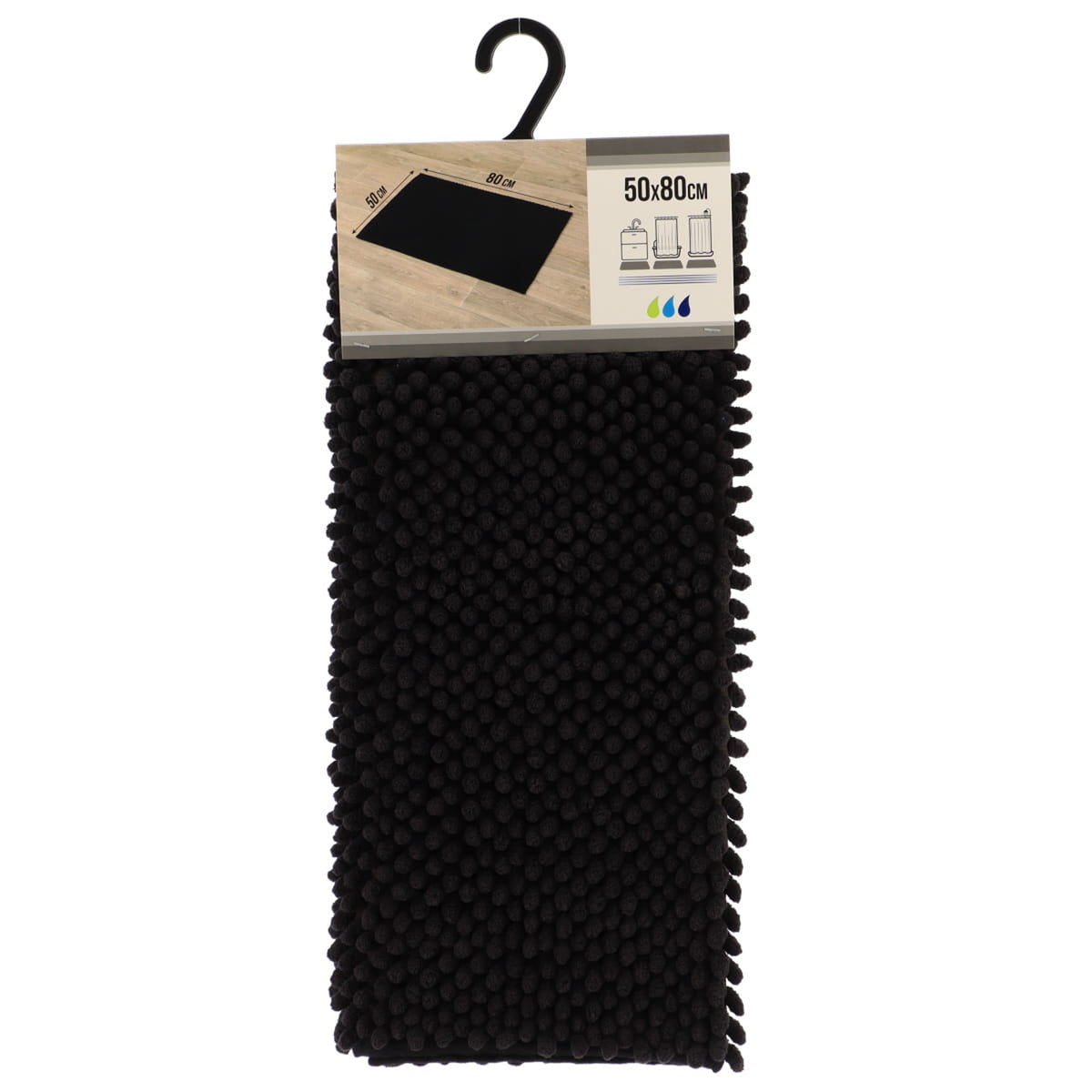 tendance-badmat-microfiber-laagpolig-zwart-50-x-80-cm-absorberend-antislip_10448843-2