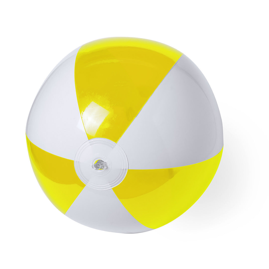 opblaasbare-strandbal-plastic-geel-wit-28-cm_10344847