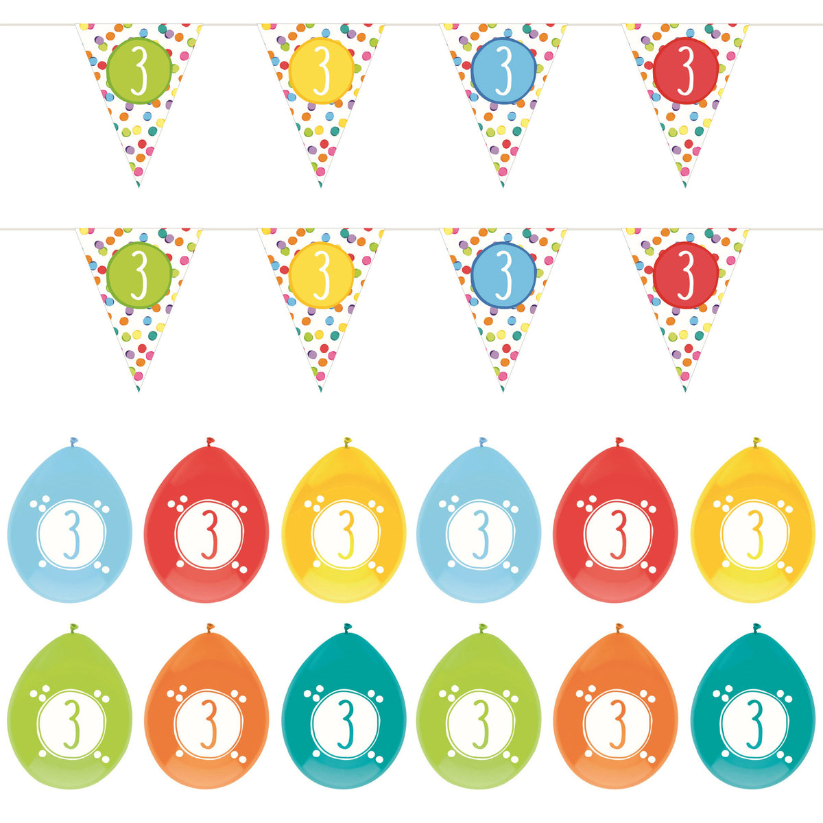 haza-leeftijd-3-jaar-feestpakket-vlaggetjes-ballonnen-verjaardag_10370851-1