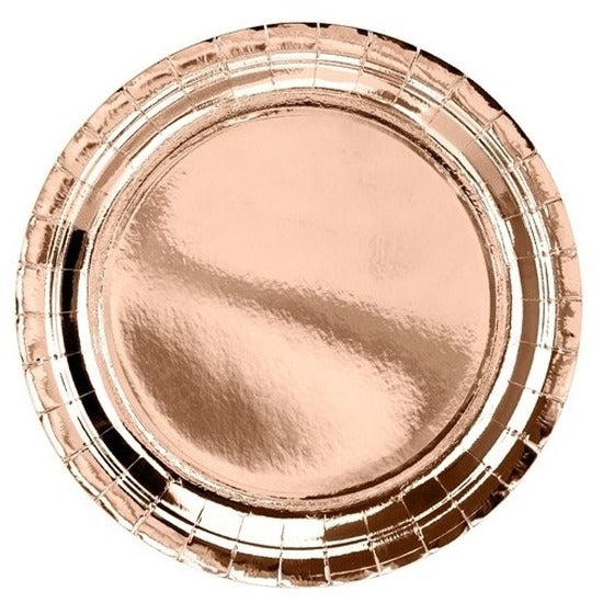 6x-rose-gouden-feest-bordjes-23-cm_10142853