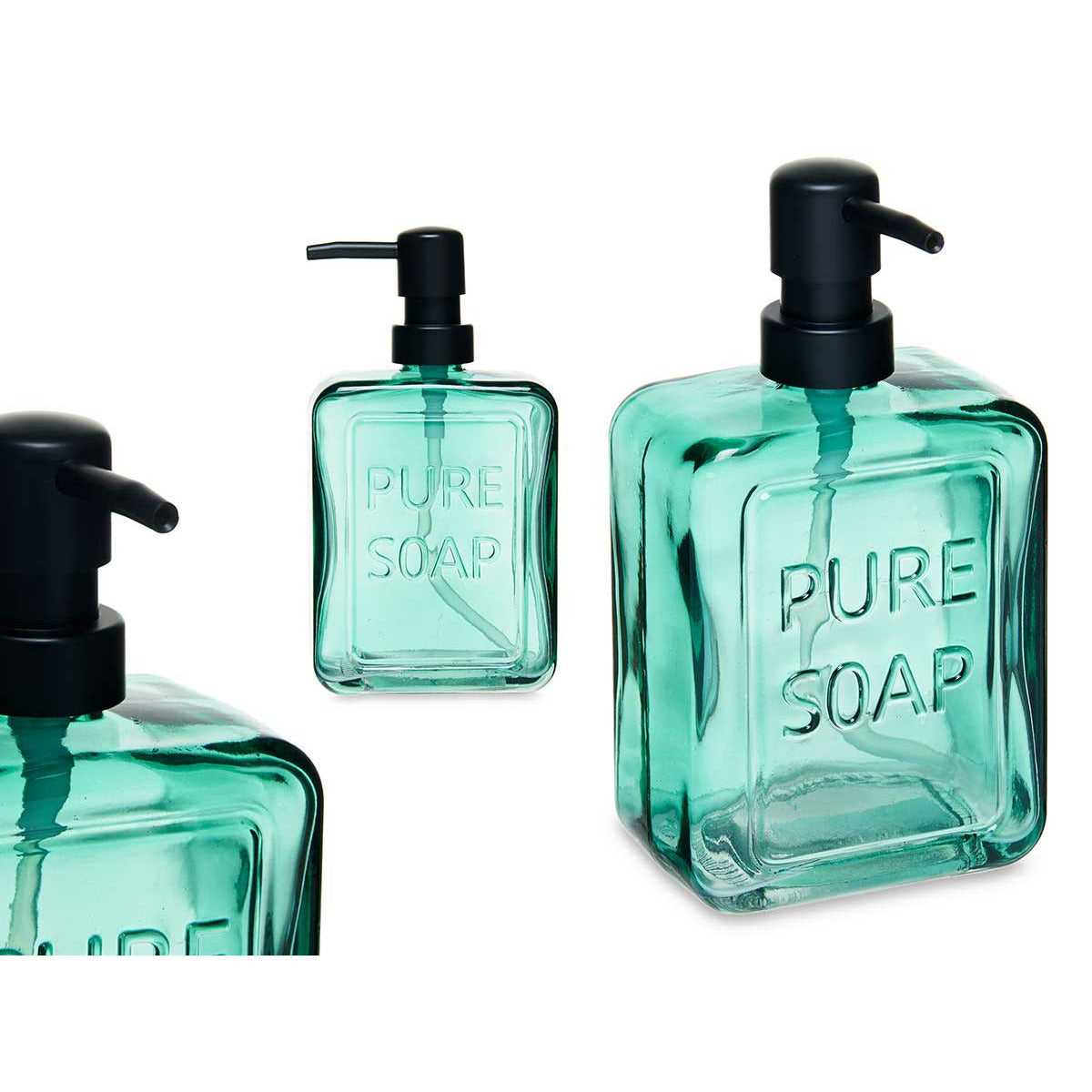 luxe-zeeppompje-dispenser-pure-groen-transparant-glas-18-x-10-cm-570-ml_10430853