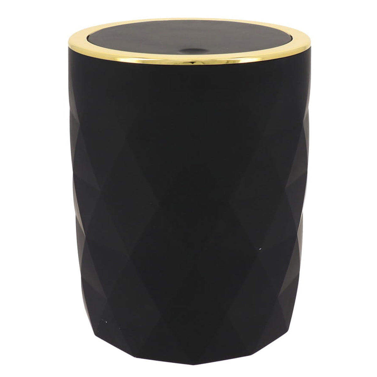 badkamer-prullenbak-diamond-zwart-kunststof-19-x-24-cm_10468855-1