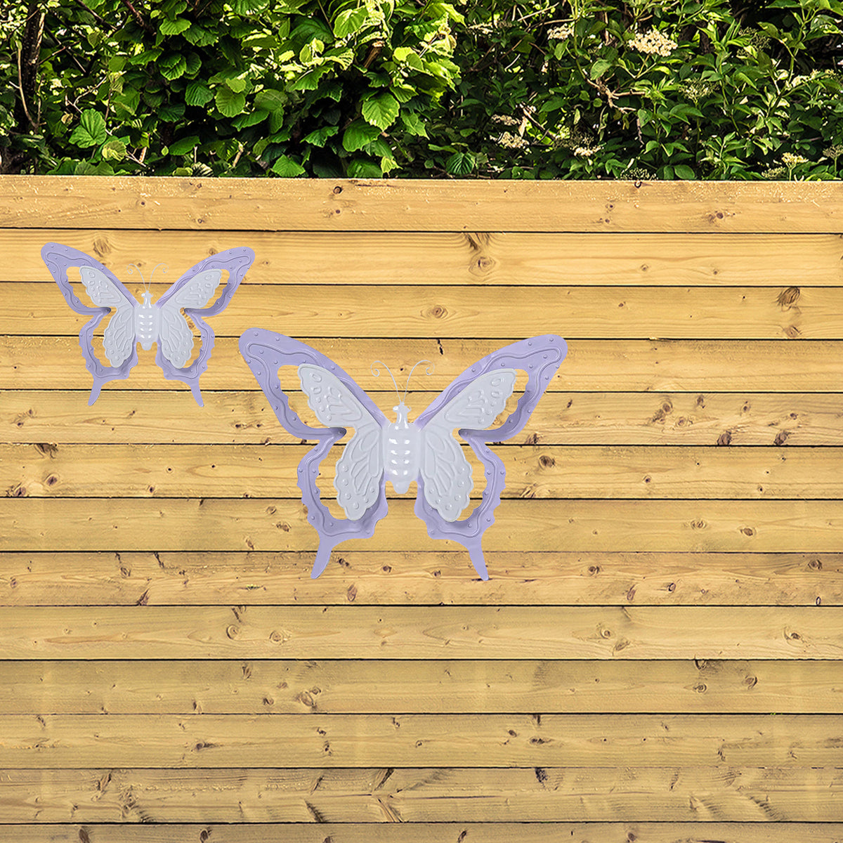 tuin-schutting-decoratie-vlinders-metaal-lila-paars-17-x-13-cm-36-x-27-cm_10393858