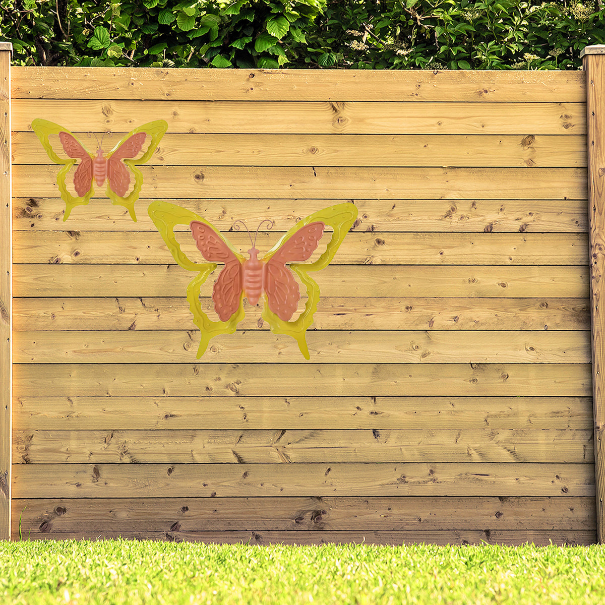 tuin-schutting-decoratie-vlinders-metaal-oranje-24-x-18-cm-46-x-34-cm_10393860