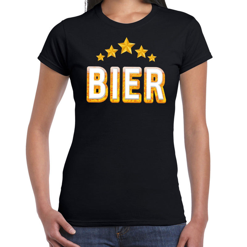 bier-drank-fun-tshirt-zwart-voor-dames_10182861