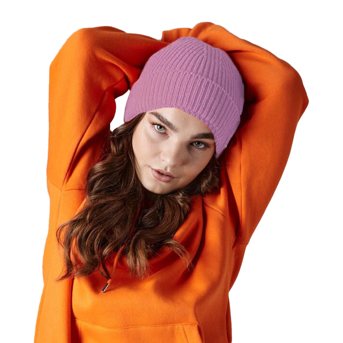 beechfield-wintermuts-oud-roze-volwassen-polyacryl-beanie-wintermuts_10228865-1