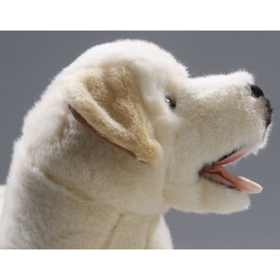 Liggende pluche knuffel labrador 36 cm