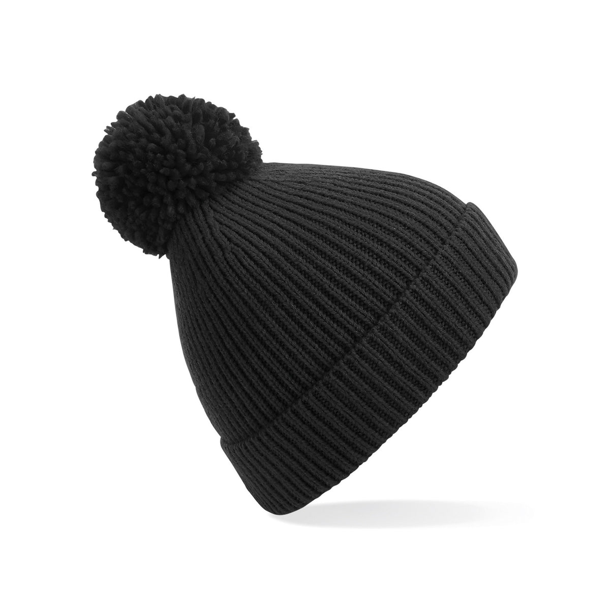 result-wintermuts-zwart-met-pompom-gebreid-wintermuts-voor-volwassenen_10228871