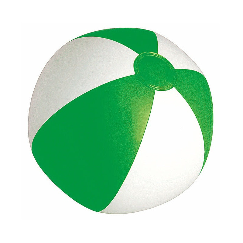 opblaasbare-strandbal-groen-wit-d28-cm-plastic-zwembad-speelgoed-opblaas-bal_10344876-2