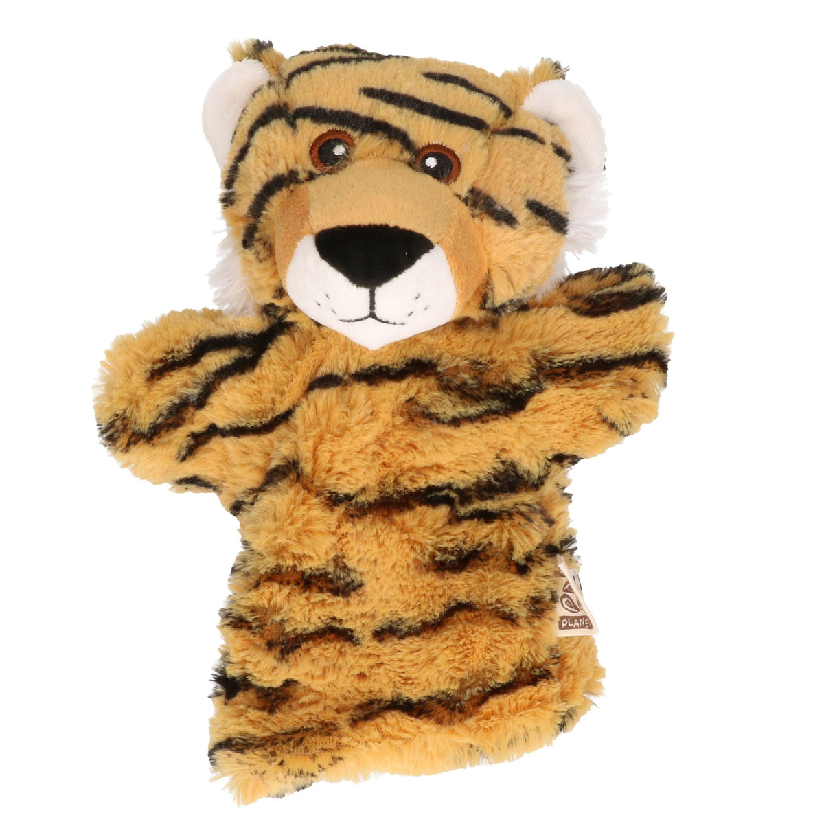 Nature Planet Plush hand puppet - Tiger animal - puppet show puppets - 22 cm