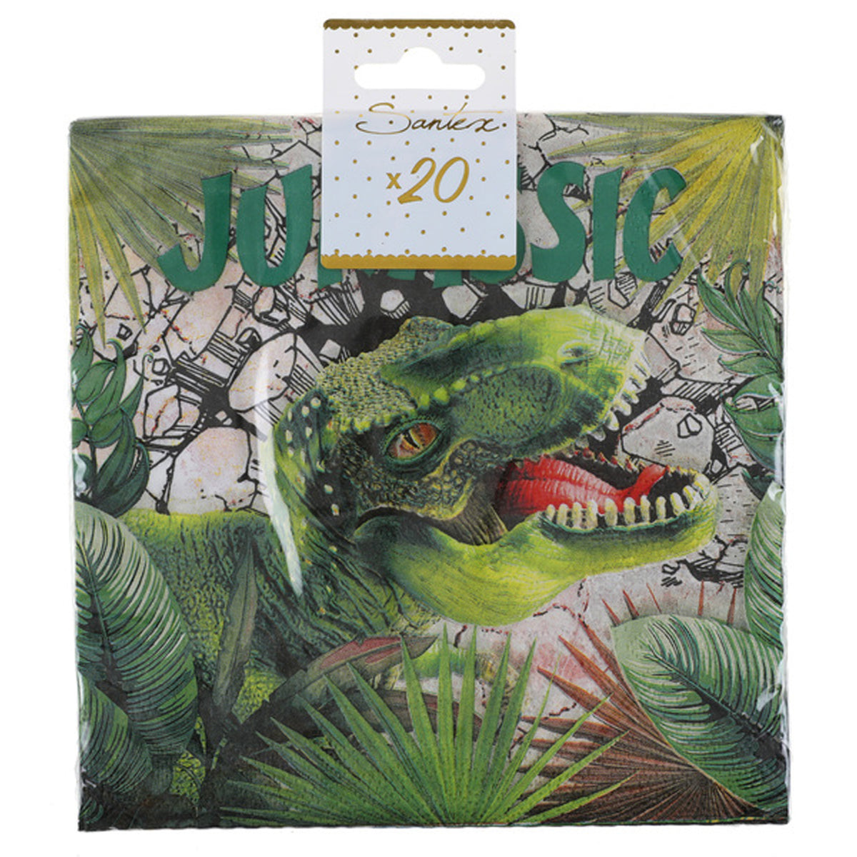 dinosaurus-thema-feest-servetten-20x-stuks-33-x-33-cm-papier-dino-trex-themafeest_10399889-4