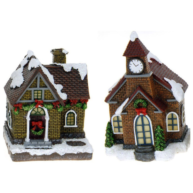 2x-kersthuisjes-kerstdorpje-met-verlichting-13-cm_10319889