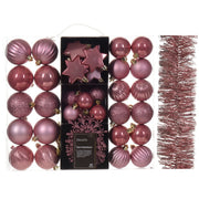 kerstversiering-set-oudroze-kerstballen-ornamenten-en-folie-slinger-kunststof_10398890