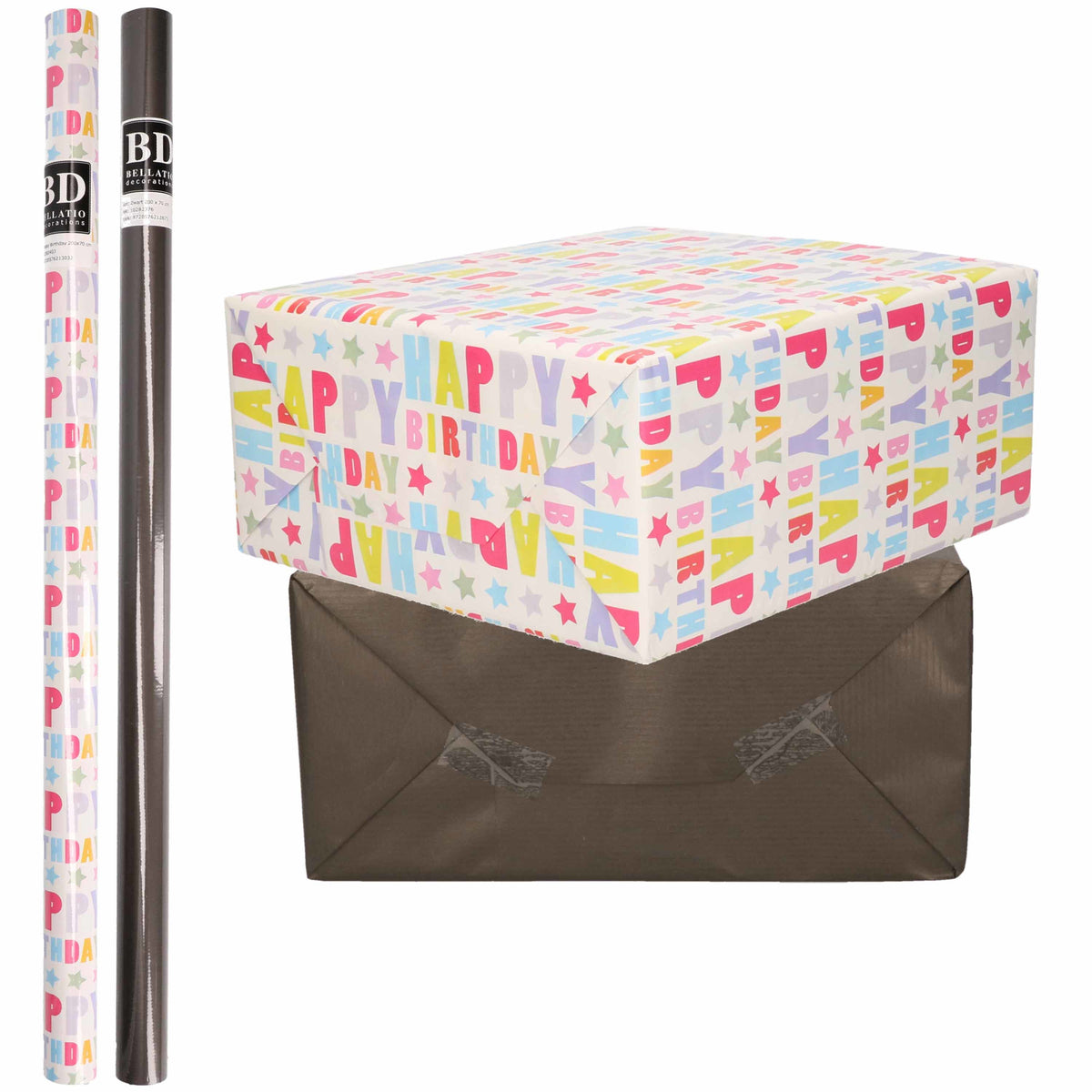 8x-rollen-kraft-inpakpapier-happy-birthday-pakket-zwart-200-x-70-cm_10302892