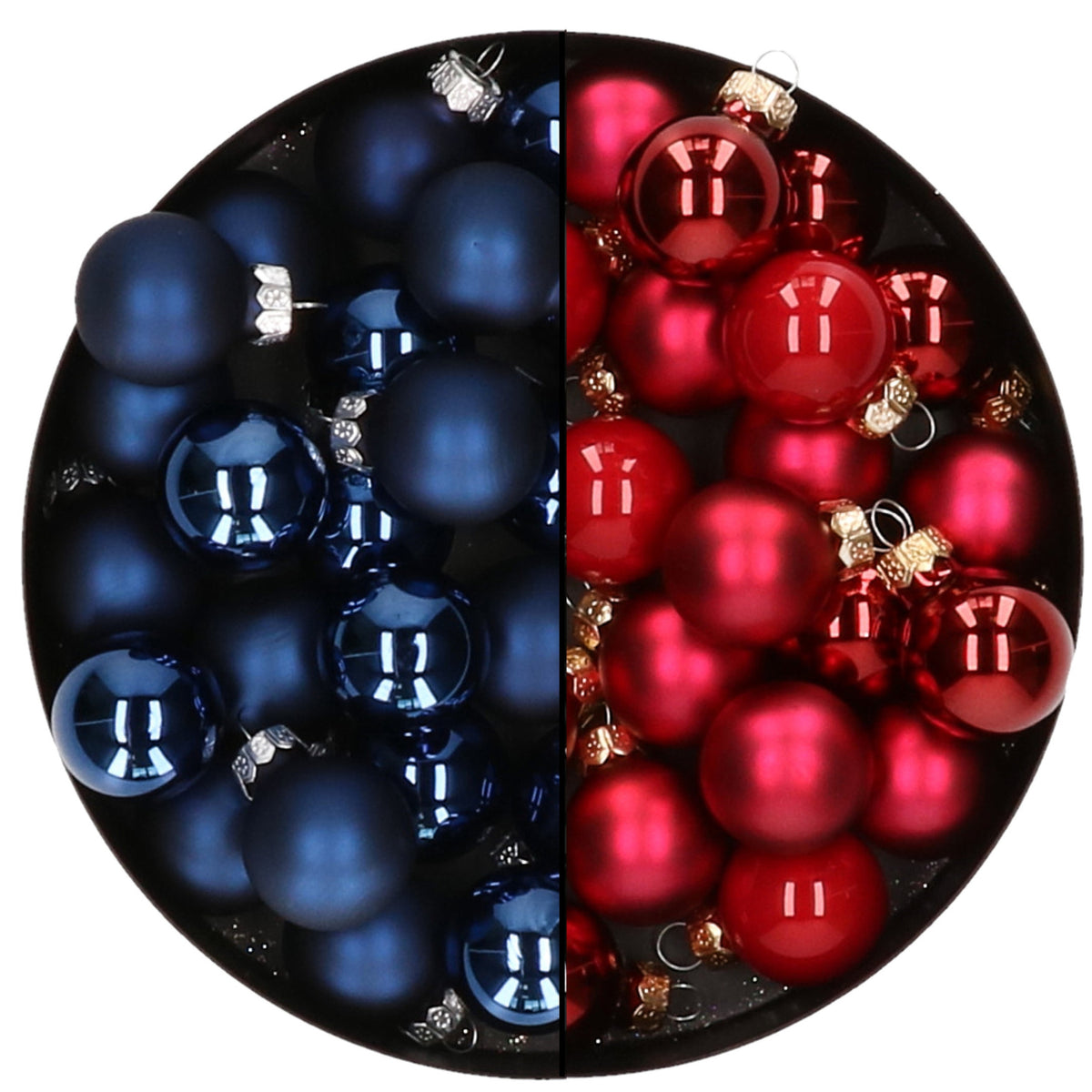 mini-kerstballen-48x-st-donkerblauw-en-rood-25-cm-glas_10397896