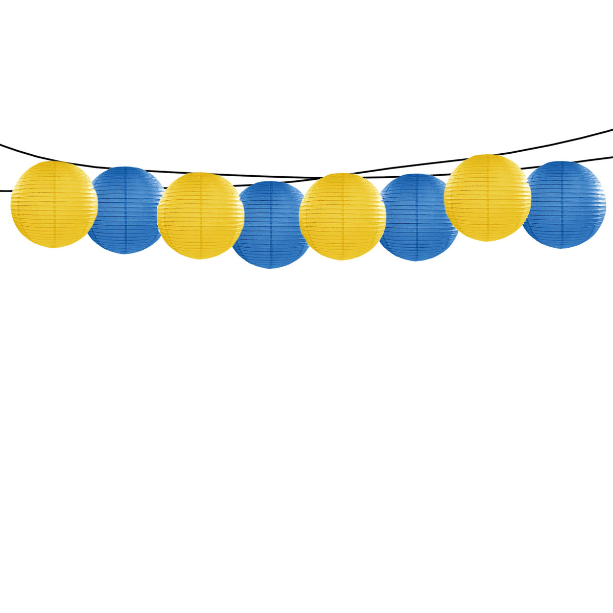 feest-tuin-versiering-8x-stuks-luxe-bolvorm-lampionnen-blauw-en-geel-dia-35-cm_10357897