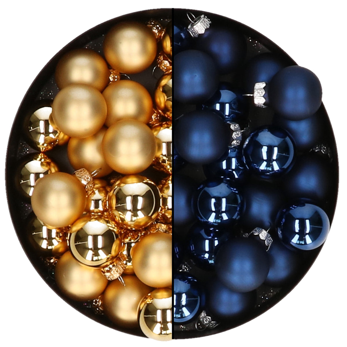 mini-kerstballen-48x-st-donkerblauw-en-goud-25-cm-glas_10397898