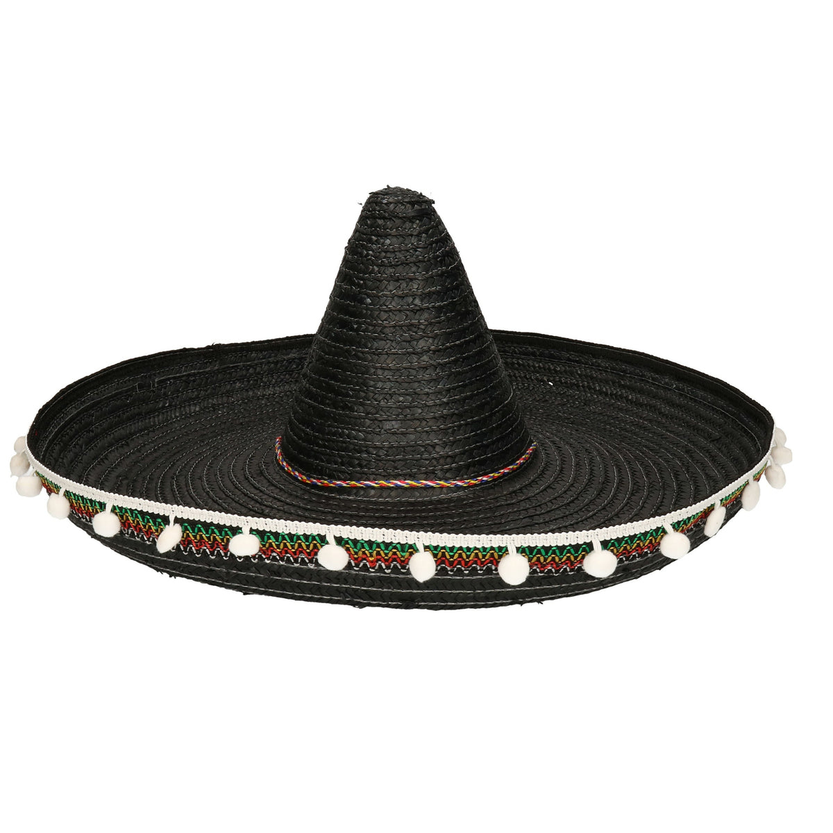 carnaval-verkleed-set-mexicaanse-sombrero-hoed-met-plaksnor-zwart-heren_10416908-2