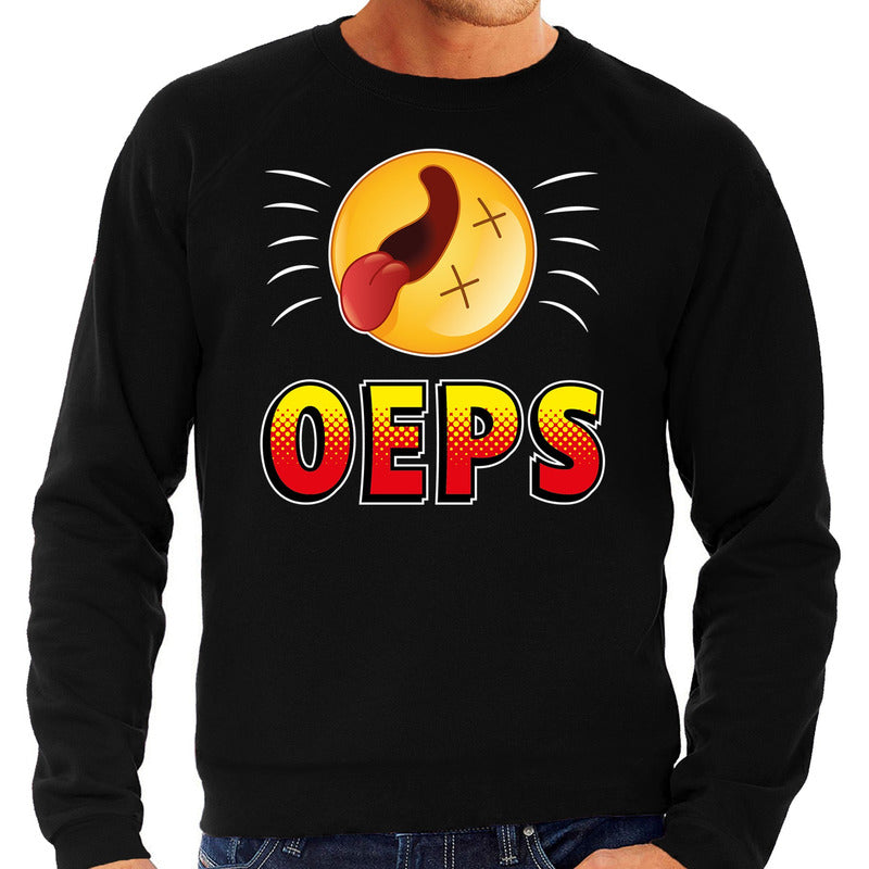 funny-emoticon-sweater-oeps-zwart-heren_10193913