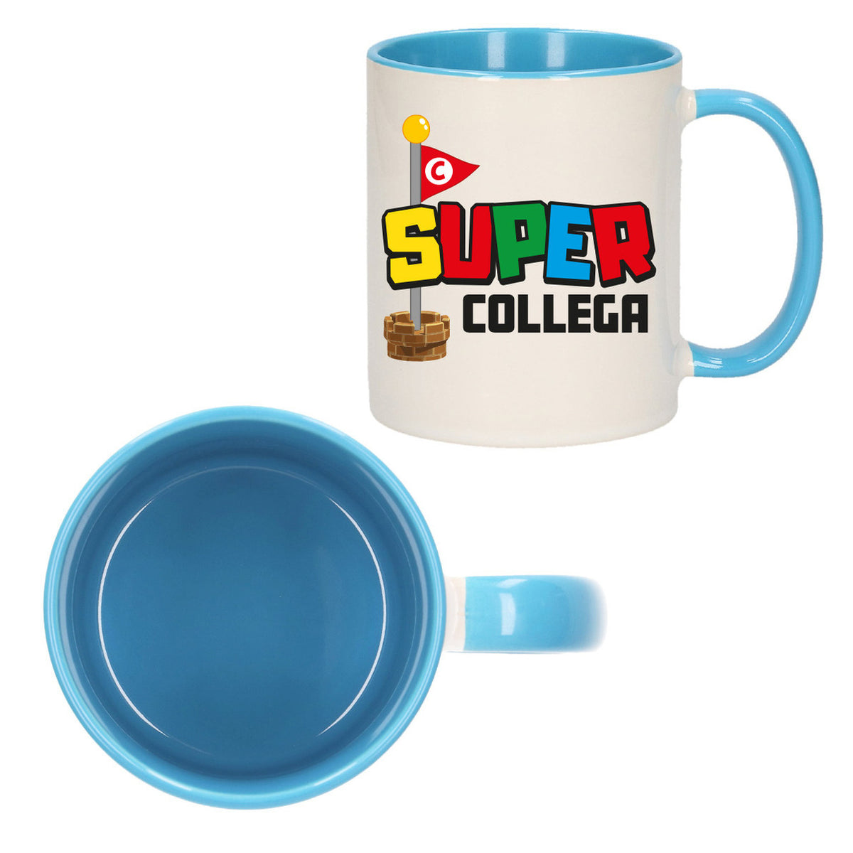 cadeau-koffie-thee-mok-voor-collega-blauw-super-collega-keramiek-300-ml_10438914