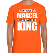 naam-cadeau-tshirt-my-name-is-marcel-but-you-can-call-me-king-oranje-heren-koningsdag_10343928