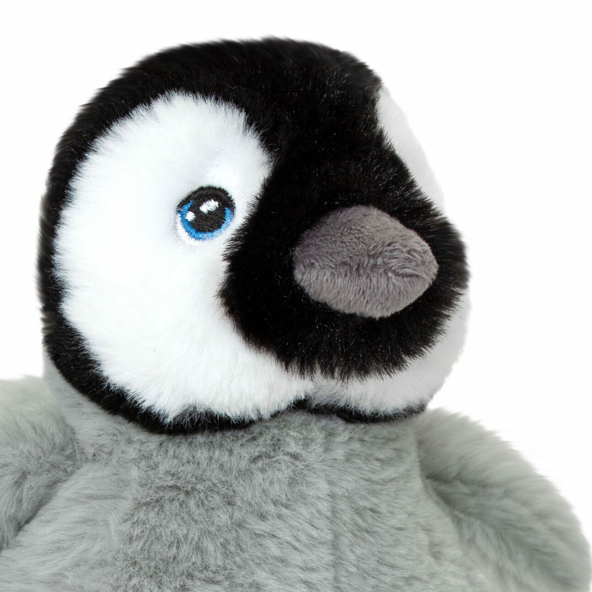 keel-toys-pluche-pinguin-kuiken-knuffeldier-grijs-zwart-staand-25-cm_10410931-1