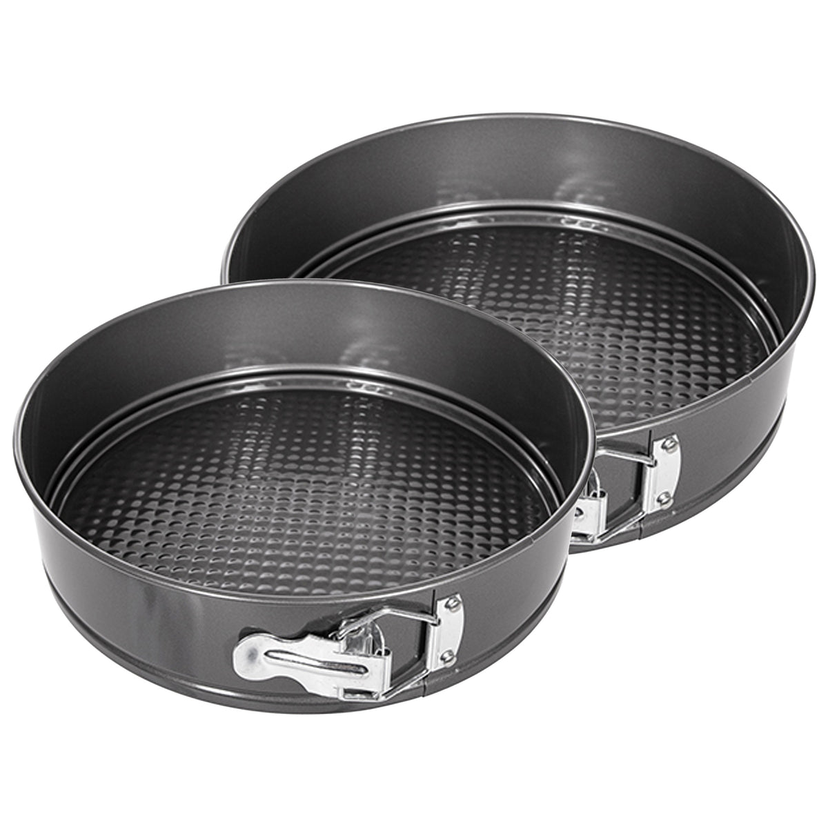 bak-springvormen-2x-stuks-metaal-zilvergrijs-26-en-22-cm-bakgerei-taarten_10456938