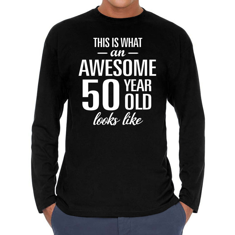 awesome-50-year-50-jaar-cadeau-tshirt-lange-mouwen-zwart-voor-heren-verjaardag_10195940