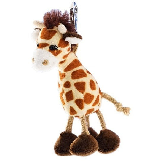 Plush mini giraffe keychain 13 cm
