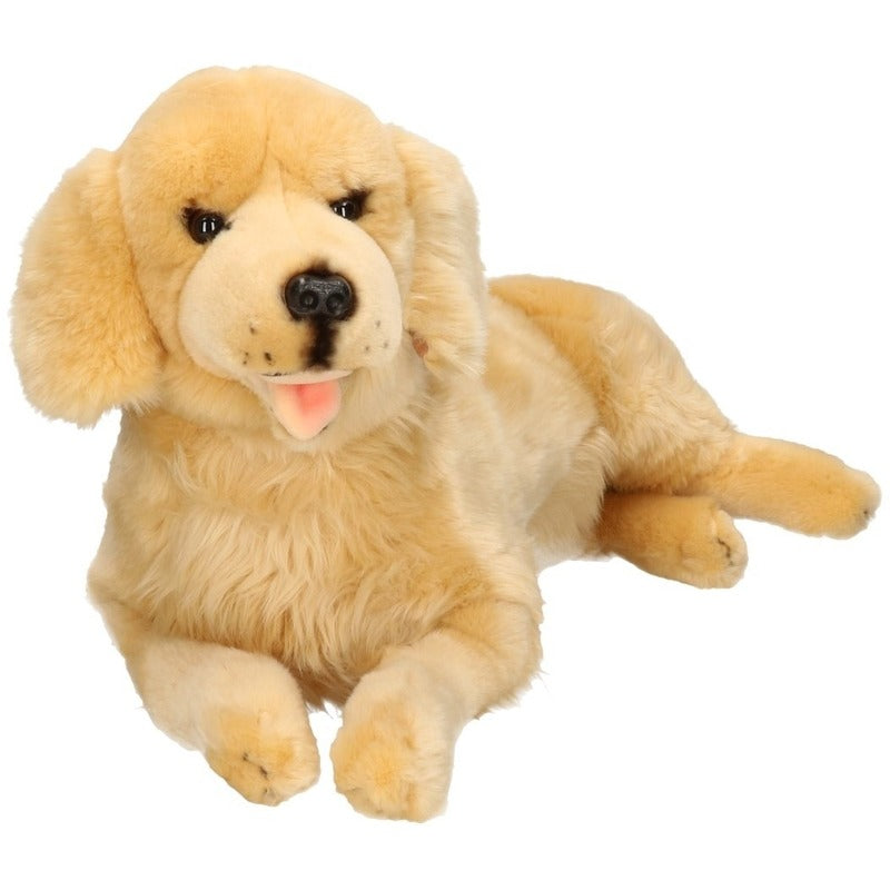 Carl Dick Plush Cuddly Toy - Golden Retriever Dog - premium quality soft toy - 42 cm