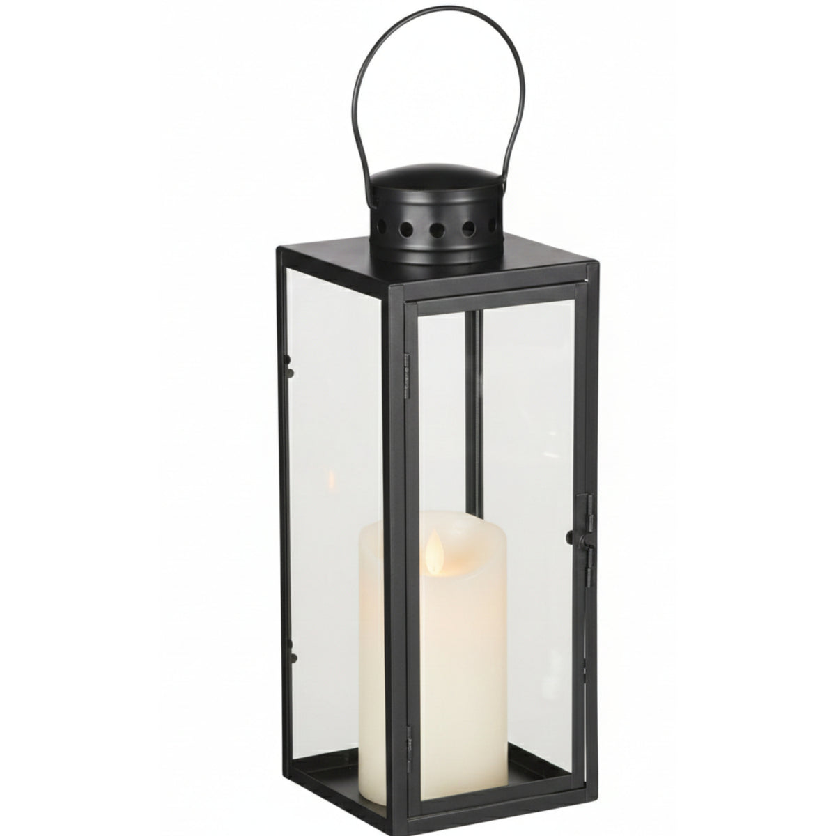 lantaarn--windlicht-arzilla--zwart-met-led-stompkaars--ivoor-wax-bewegende-vlam_10486947-1