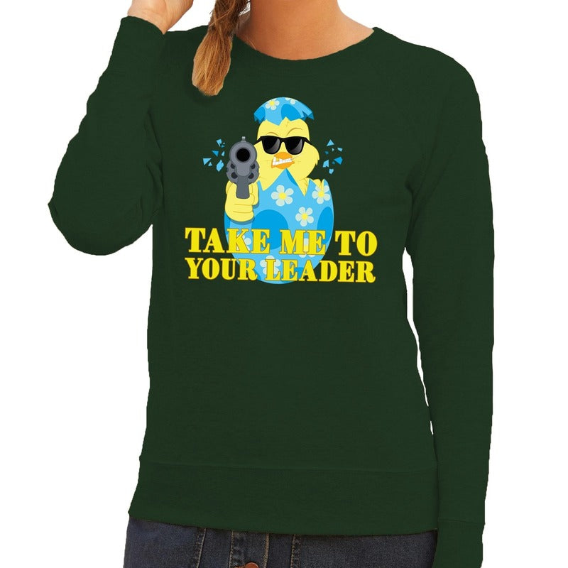fout-paas-sweater-groen-take-me-to-your-leader-voor-dames_10139952