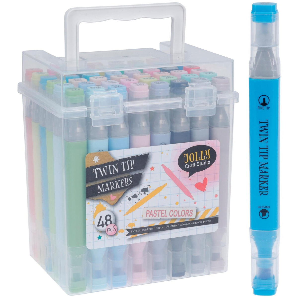 free-easy-dubbele-pastel-viltstiften-duo-stiften-48x-stuks-dubbelzijdig-dikke-dunne-punt_10500966-4