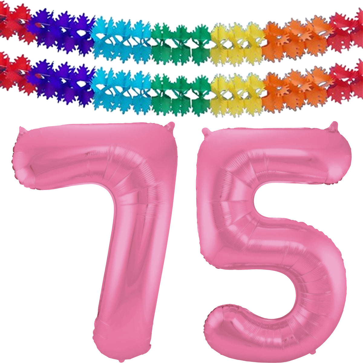 folat-verjaardag-leeftijd-folieballon-75-jaar-roze-86-cm-incl-2x-slingers_10377975