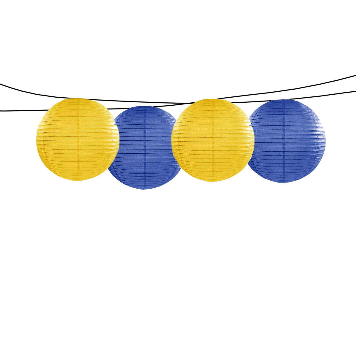 feest-tuin-versiering-4x-stuks-luxe-bolvorm-lampionnen-blauw-en-geel-dia-35-cm_10357977
