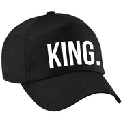 king-pet--cap-zwart-met-witte-bedrukking-voor-heren_10187978