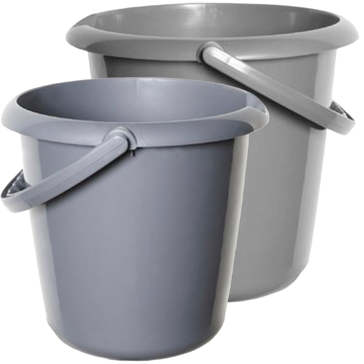 emmers-2x-stuks-5-liter-en-10-liter-kunststof-grijs_10366993