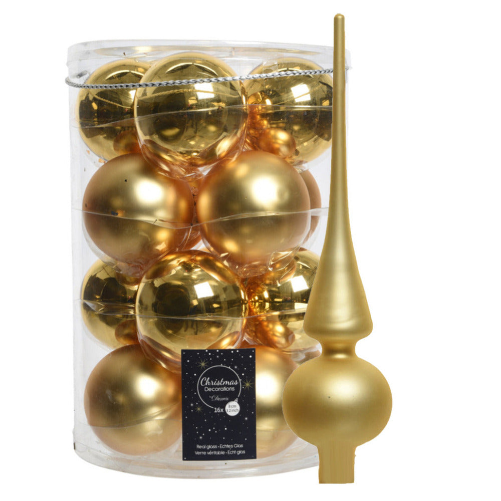 decoris-kerstballen-16x-stuks-8-cm-incl-piek-mat-goud-glas_10369997